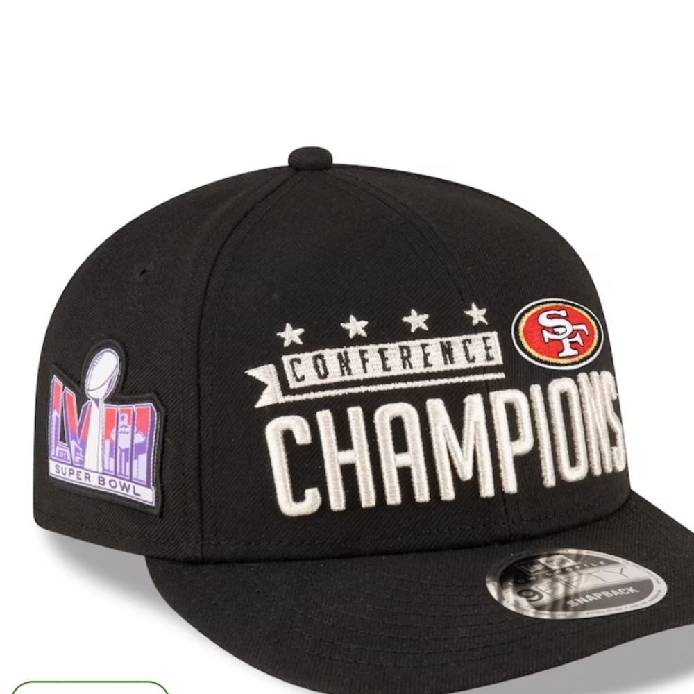 San Francisco 49ers New Era 2023 NFC Champions Locker Room Low Profile 9FIFTY Sn